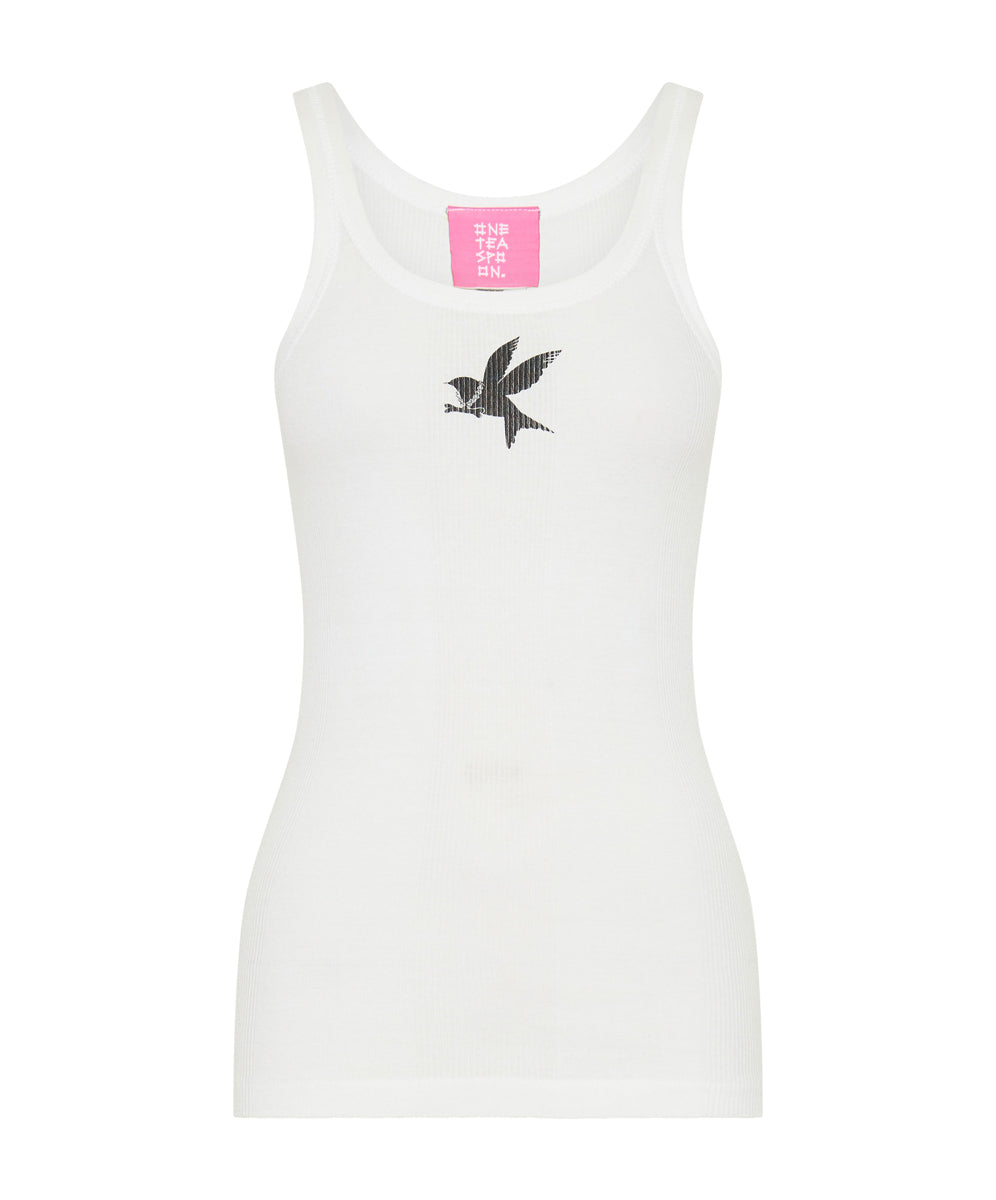 Last Stock WHITE BOWER BIRD SINGLET