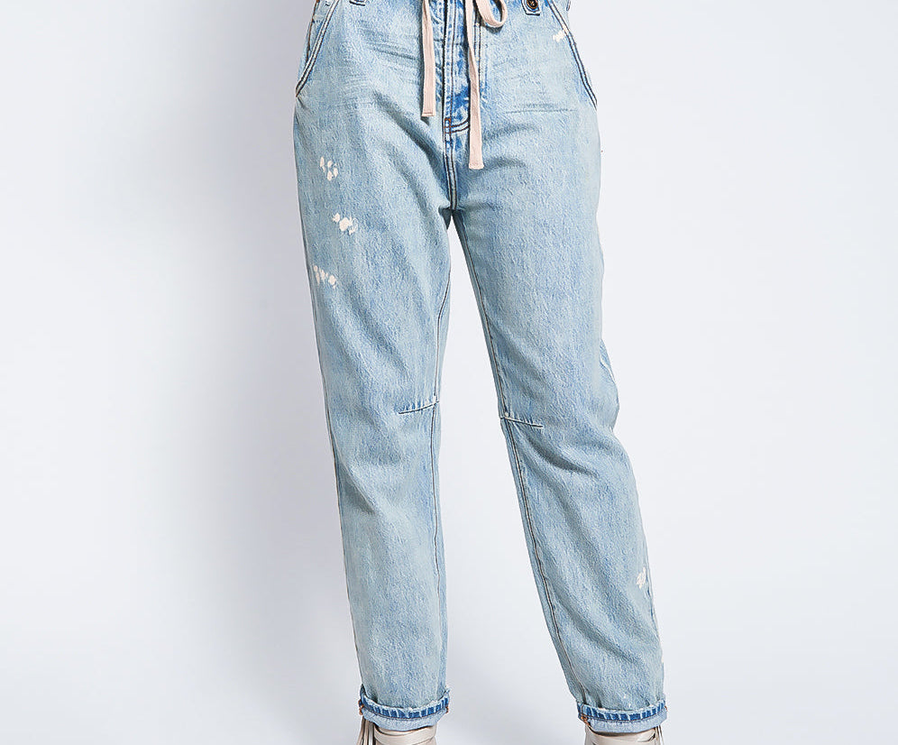 KANSAS SAFARI JEANS MID WAIST RELAXED JEANS