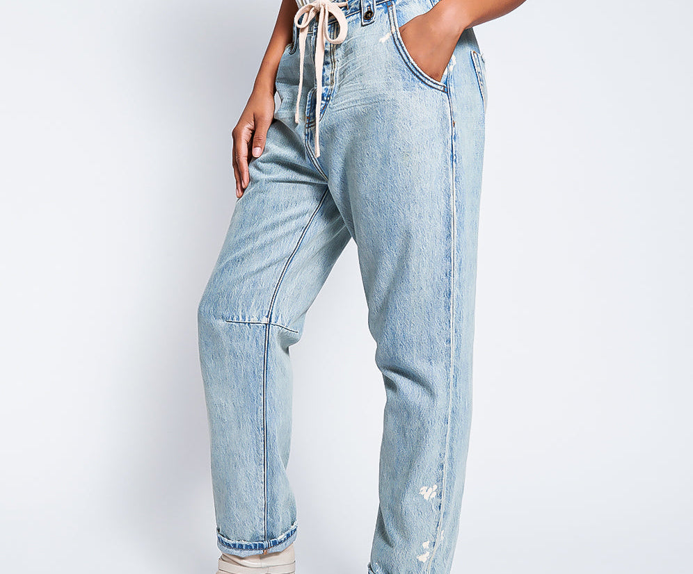 KANSAS SAFARI JEANS MID WAIST RELAXED JEANS