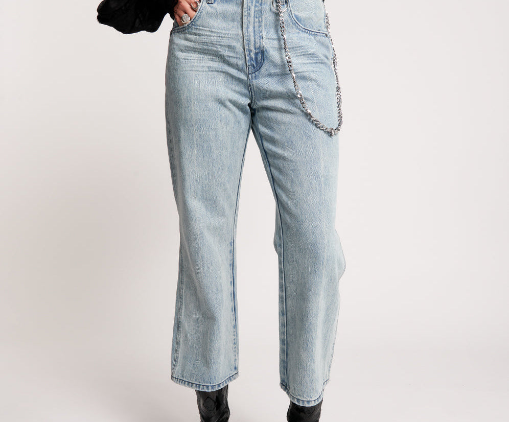 Nomad Mid Waist Vintage Fit Denim Jeans - Salty Dog