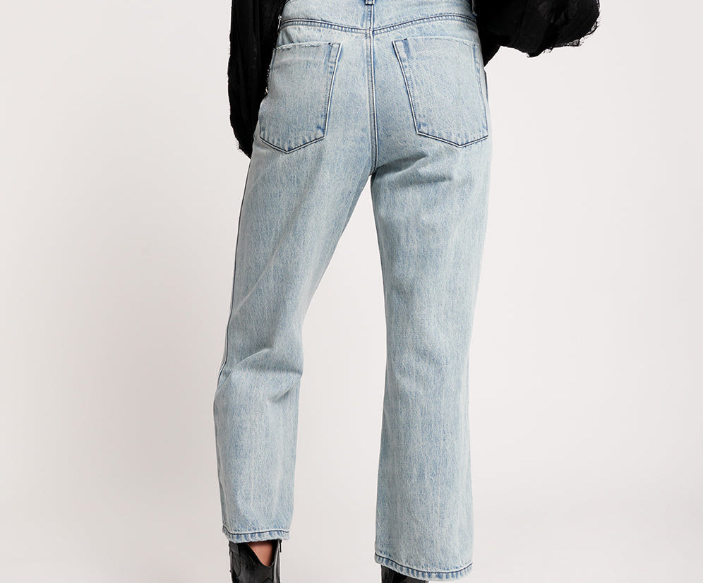 Nomad Mid Waist Vintage Fit Denim Jeans - Salty Dog