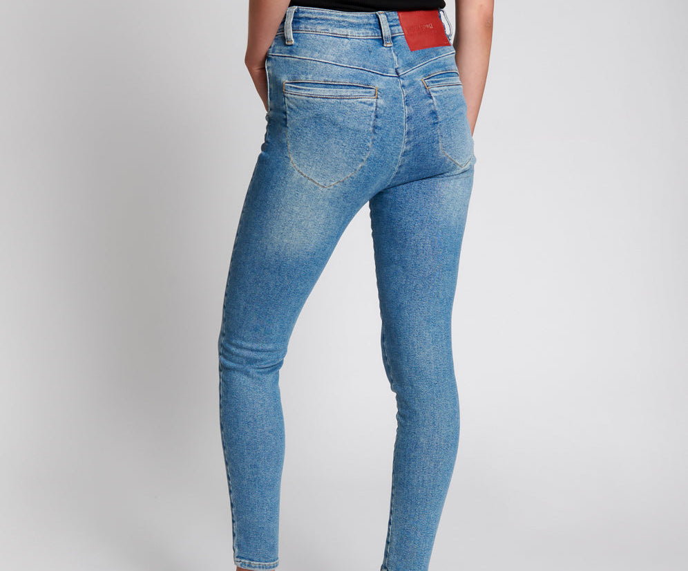 ASH BLUE PREACHERS HIGH WAIST SKINNY JEAN