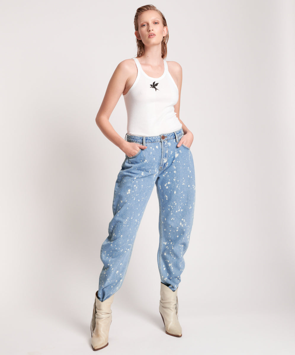 Products Crusaders High Waist Denim Jeans - Royal Salt