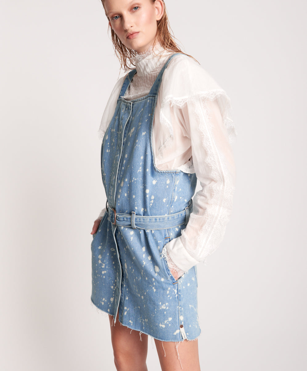 Products Denim Mini Pini Dress - Royal Salt