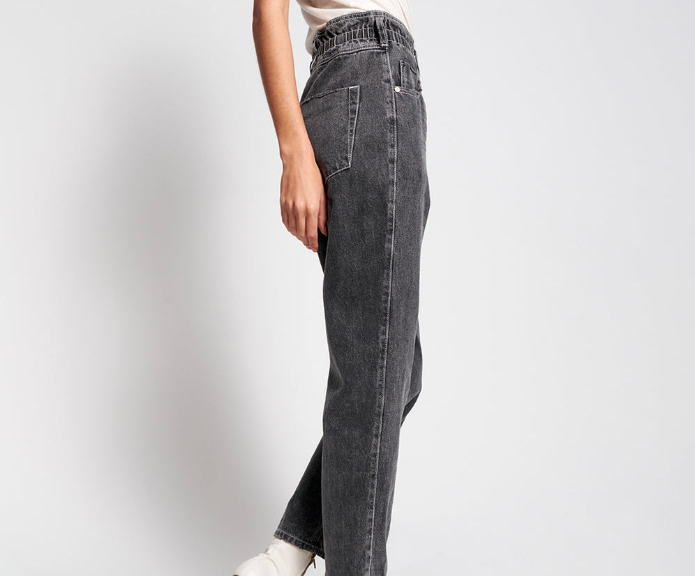 Pioneer Vintage 80S Fit High Waist Denim Jeans - Double Bass