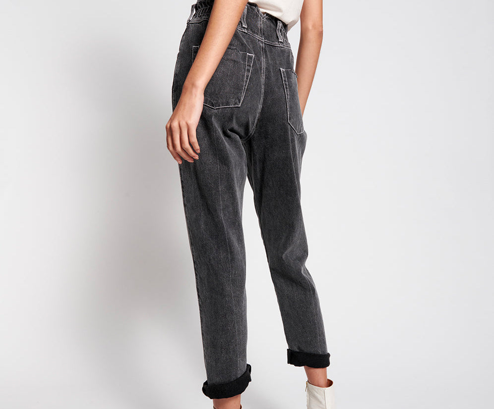 Pioneer Vintage 80S Fit High Waist Denim Jeans - Double Bass