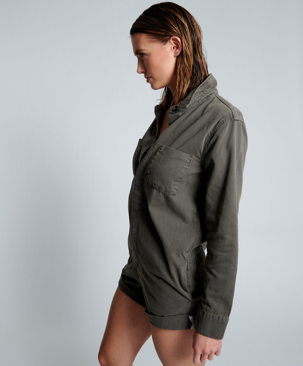 Products DARK KHAKI PROPHECY JUMPSUIT