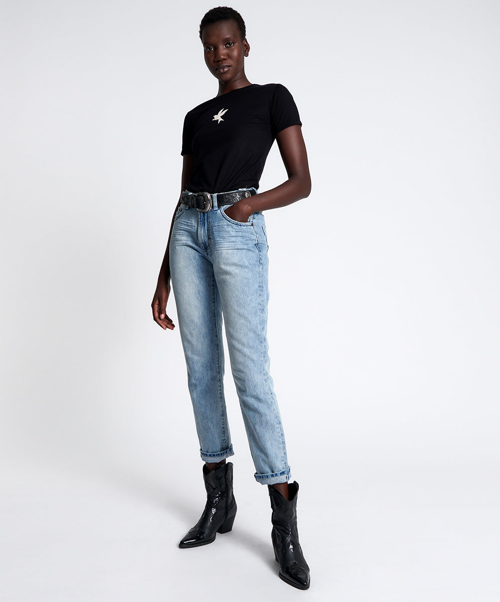Last Stock SALTY DOG AWESOME BAGGIES HIGH WAIST STRAIGHT LEG