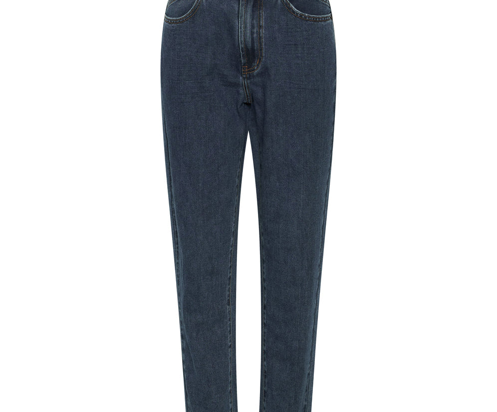 Legends High Waist Straight Leg Denim Jeans - Rodeo Blue