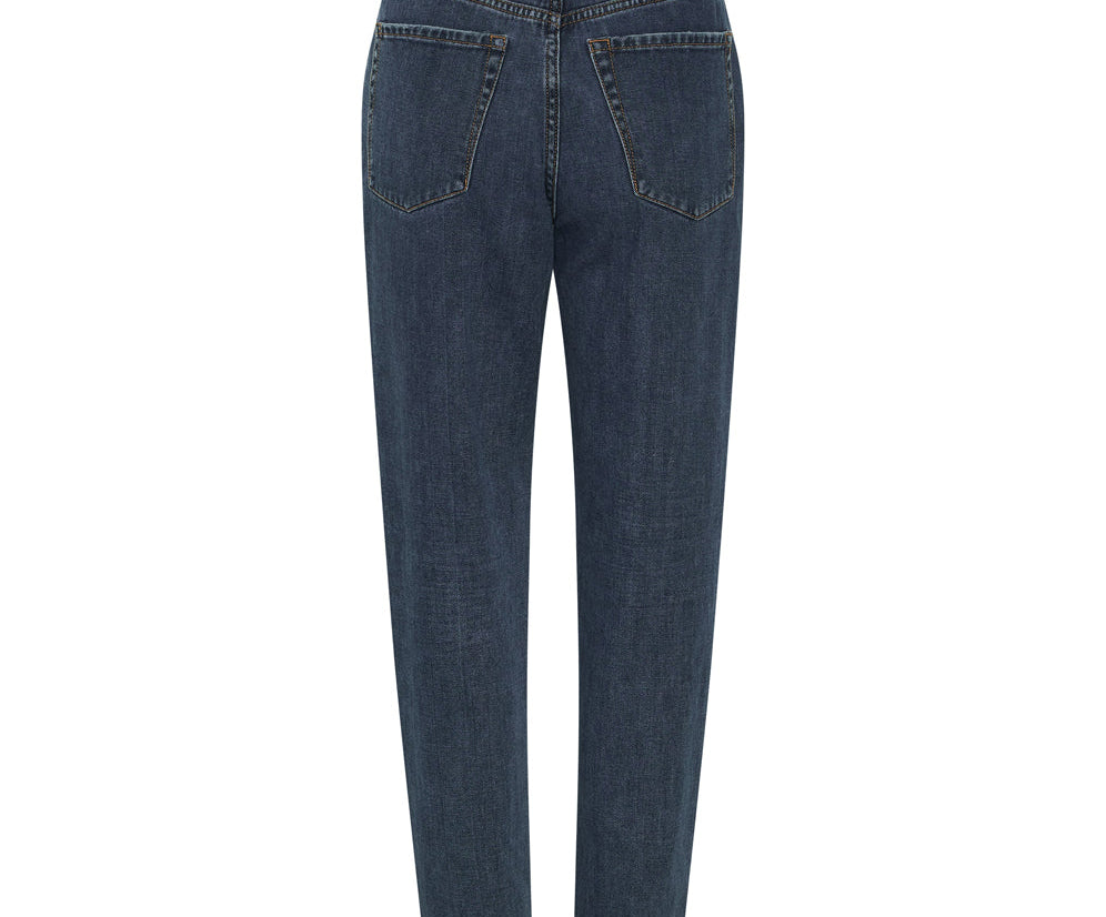 Legends High Waist Straight Leg Denim Jeans - Rodeo Blue