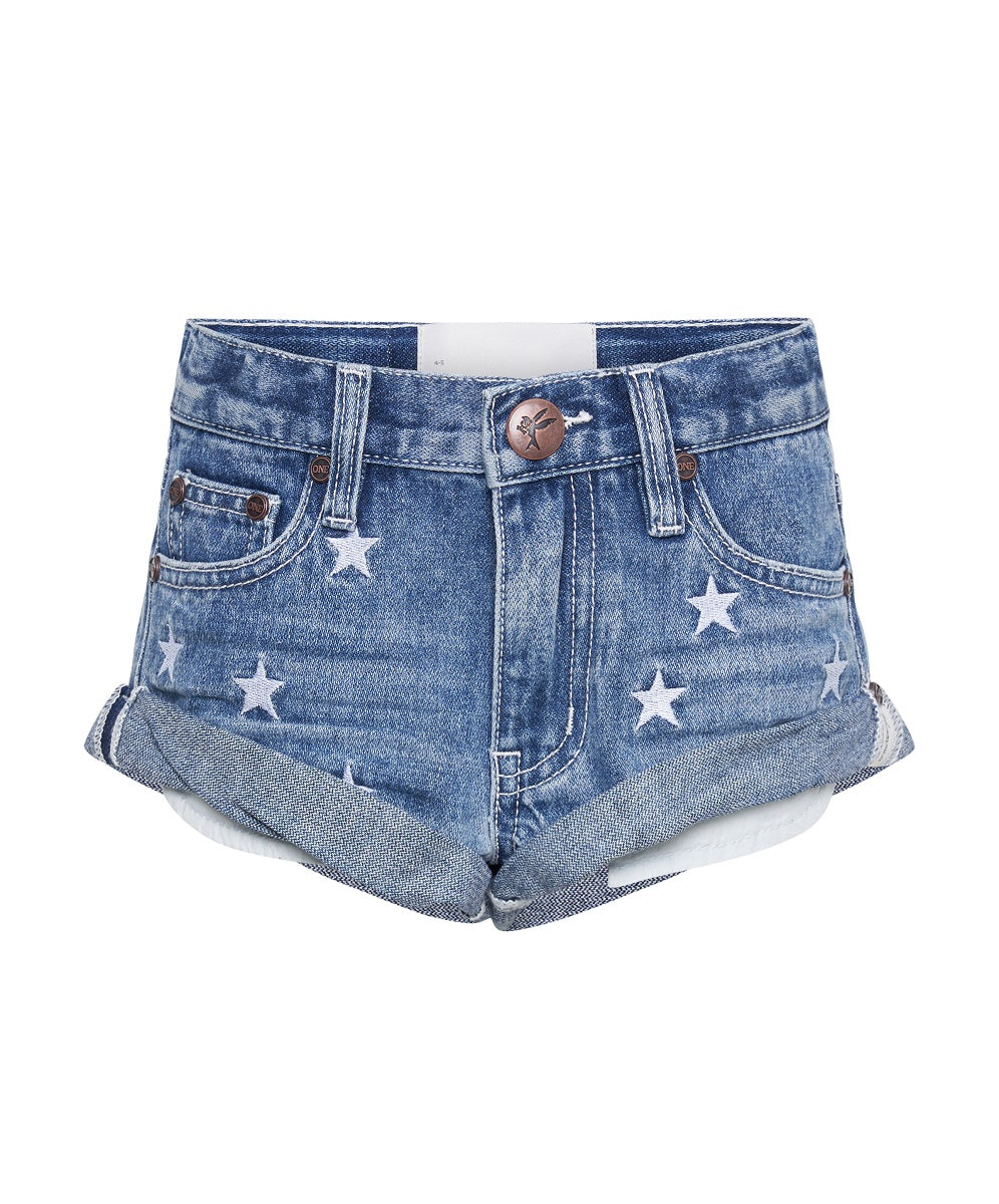 Products Kids Bandits Low Waist Denim Shorts - Super Khaki
