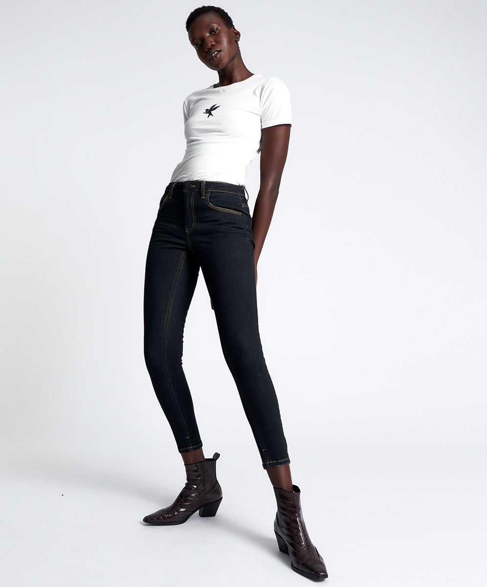 Products BLACK DAWN FREEBIRDS II HIGH WAIST SKINNY JEANS