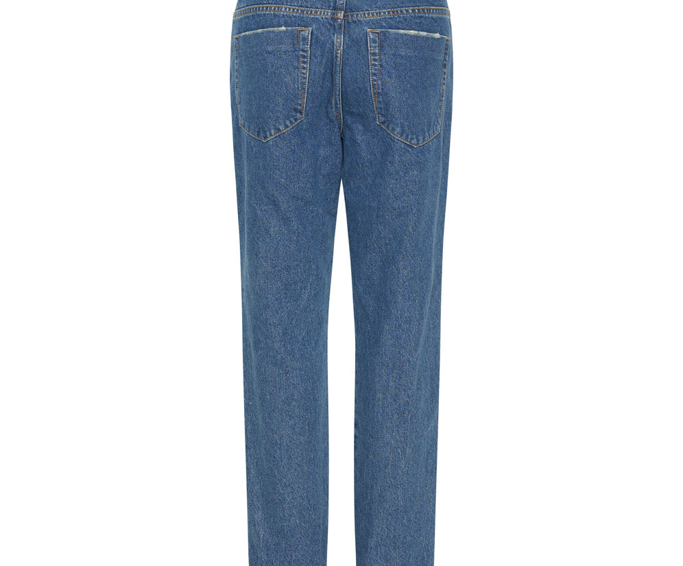 RIVIERA TRUCKERS MID RISE STRAIGHT LEG JEANS