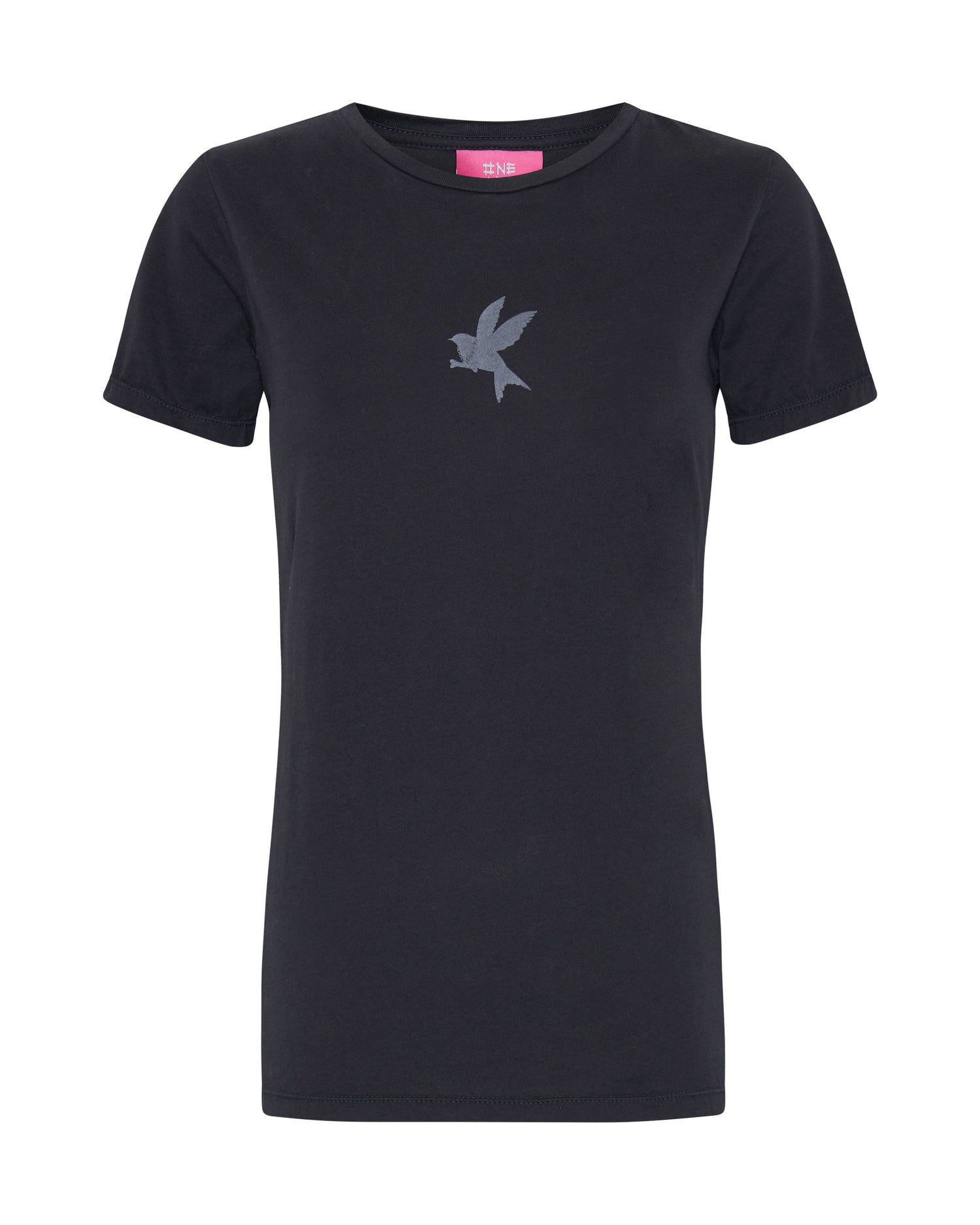 Products CHARCOAL BOWER BIRD ORGANIC FITTED TEE