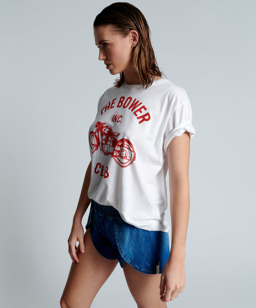 Products BOWER BIKE CLUB ORGANIC UNISEX TEE
