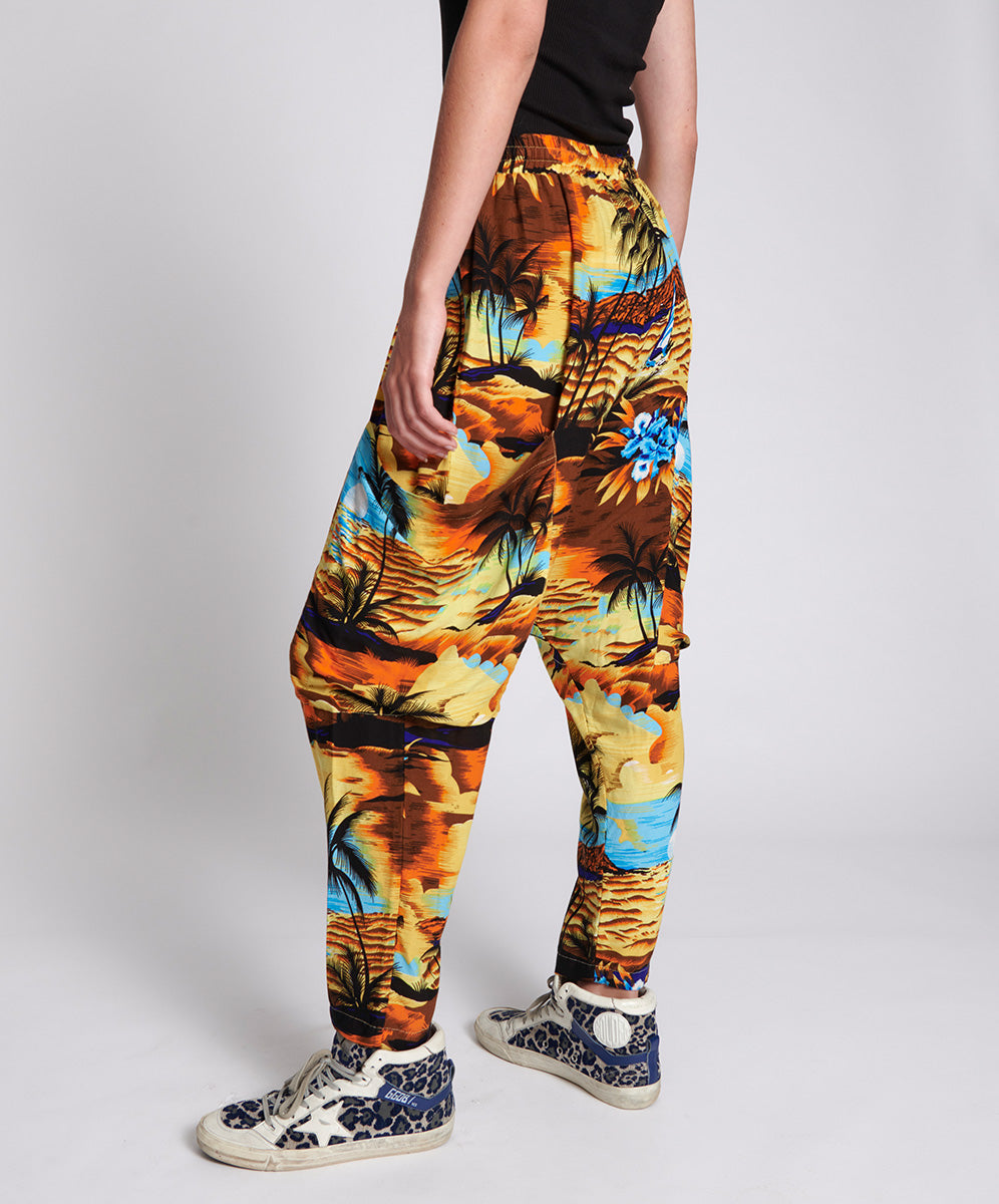 OLD HOLLYWOOD HAWAIIAN HAREM PANT