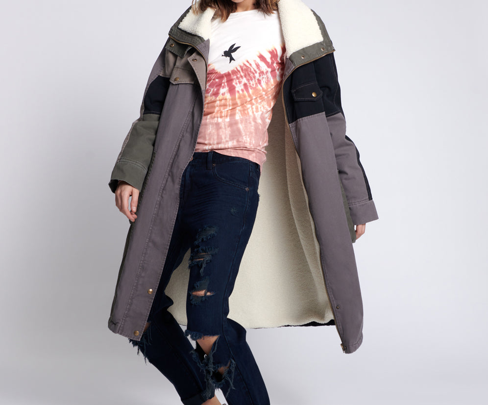 PATCHWORK UTILITY DEFENDER COAT