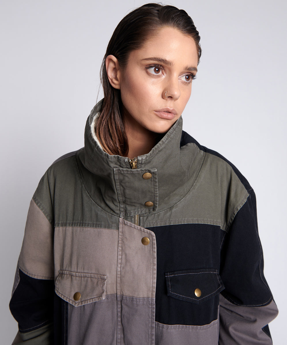 Products PATCHWORK UTILITY DEFENDER COAT