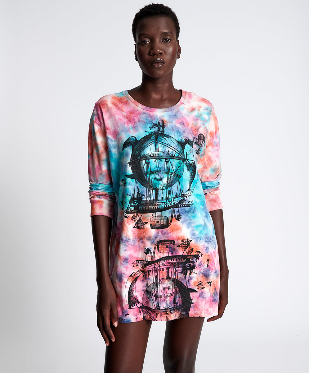 Products DEEPER SOUNDS REFLEXION TEE DRESS