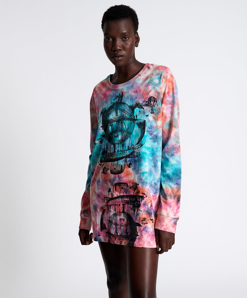 Products DEEPER SOUNDS REFLEXION TEE DRESS