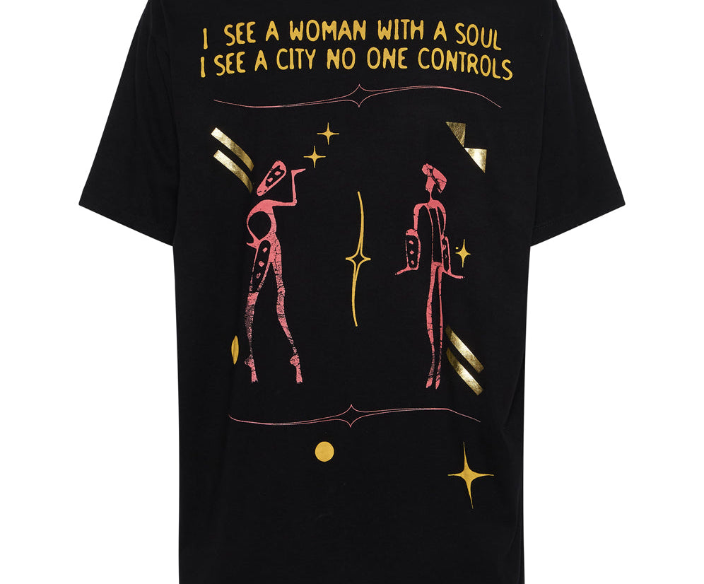 MIDH GOLD LYRICS ORGANIC UNISEX TEE