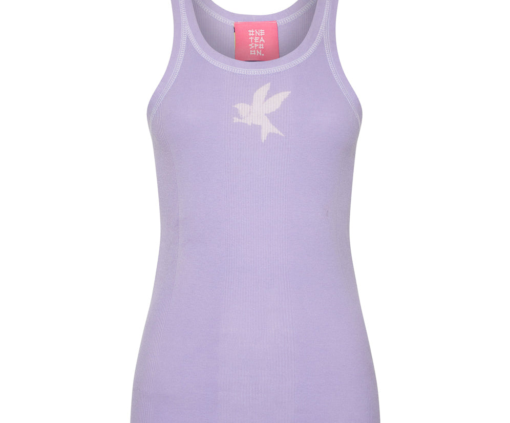 LAVENDER BOWER BIRD SINGLET