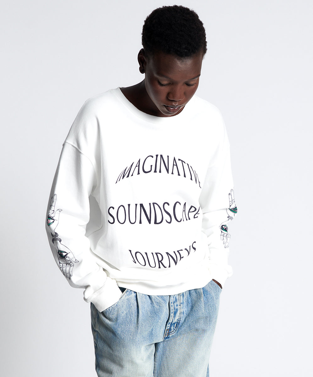 Products DEEPER SOUNDS HAND OF WISDOM SWEATER