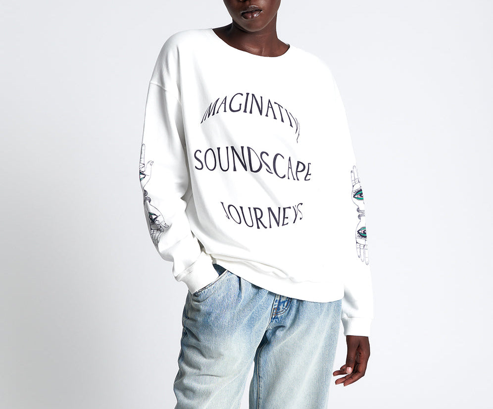 DEEPER SOUNDS HAND OF WISDOM SWEATER