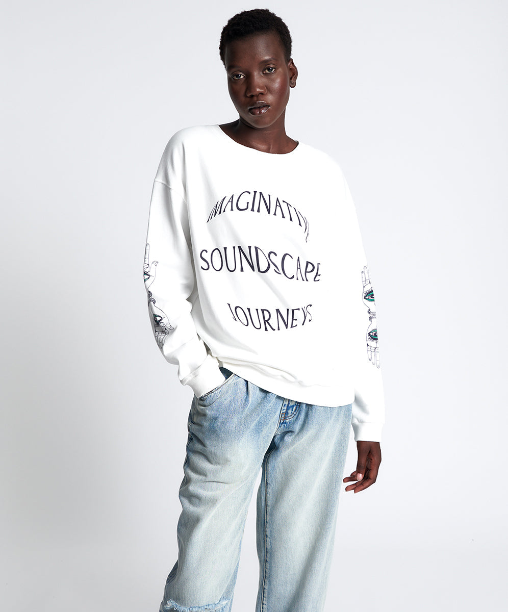 Products DEEPER SOUNDS HAND OF WISDOM SWEATER