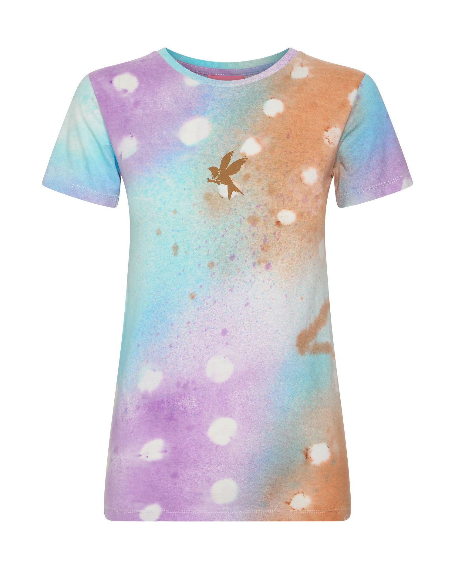 GRAFFITI TIE DYE ORGANIC FITTED TEE