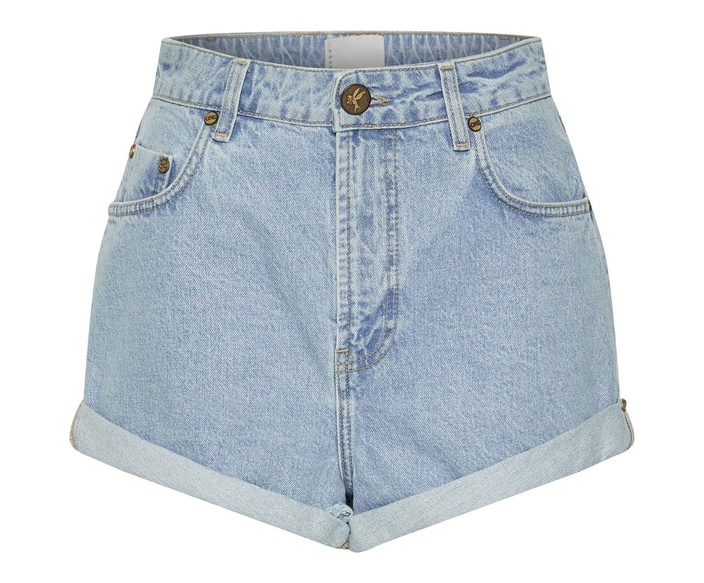 Bandits High Waist Denim Shorts - Best Blue