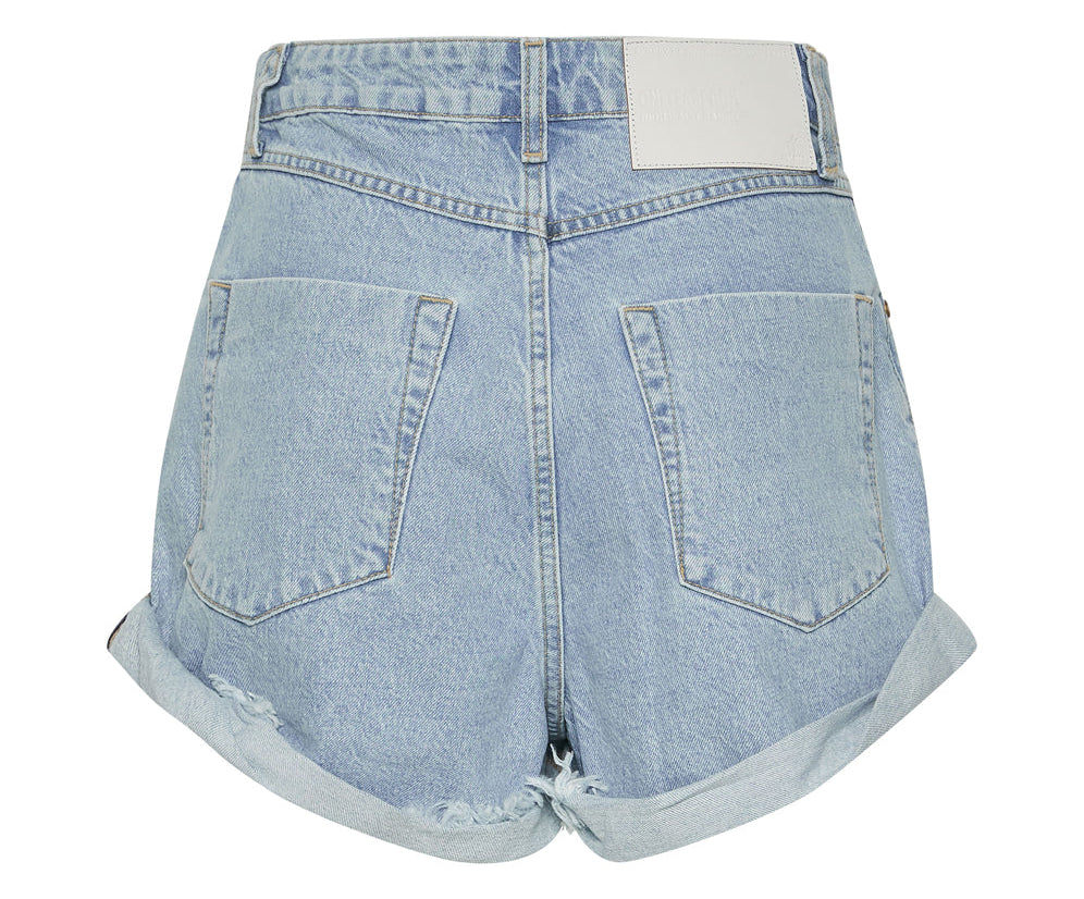 Bandits High Waist Denim Shorts - Best Blue