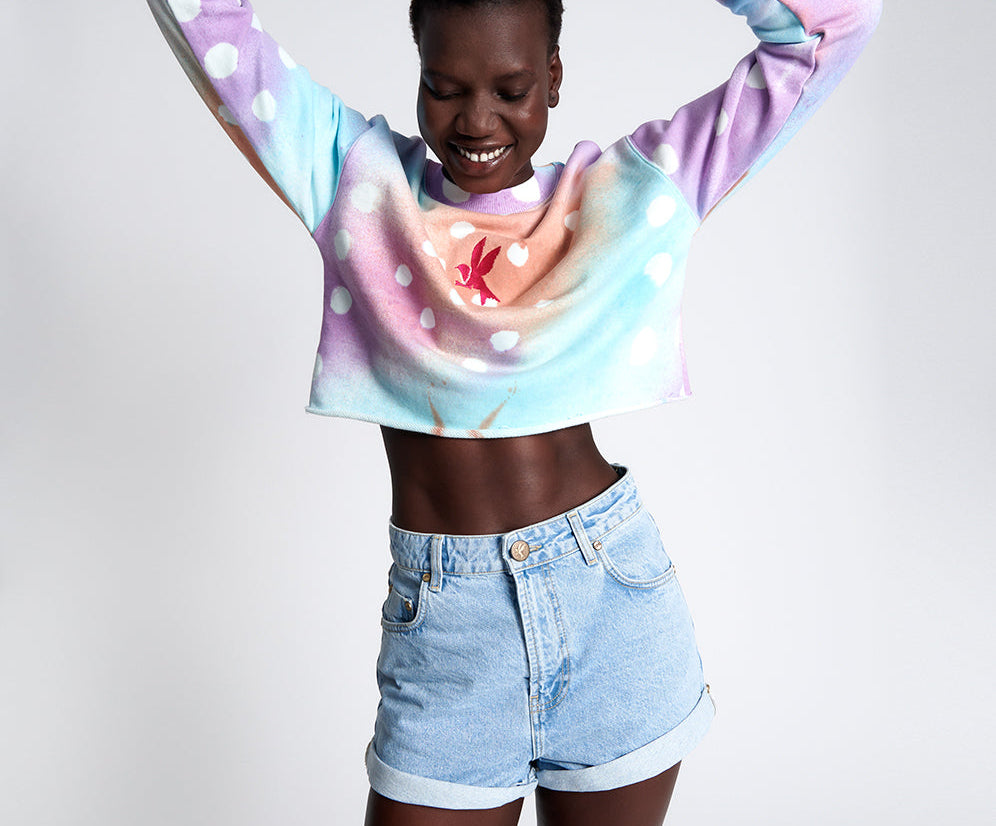 Bandits High Waist Denim Shorts - Best Blue