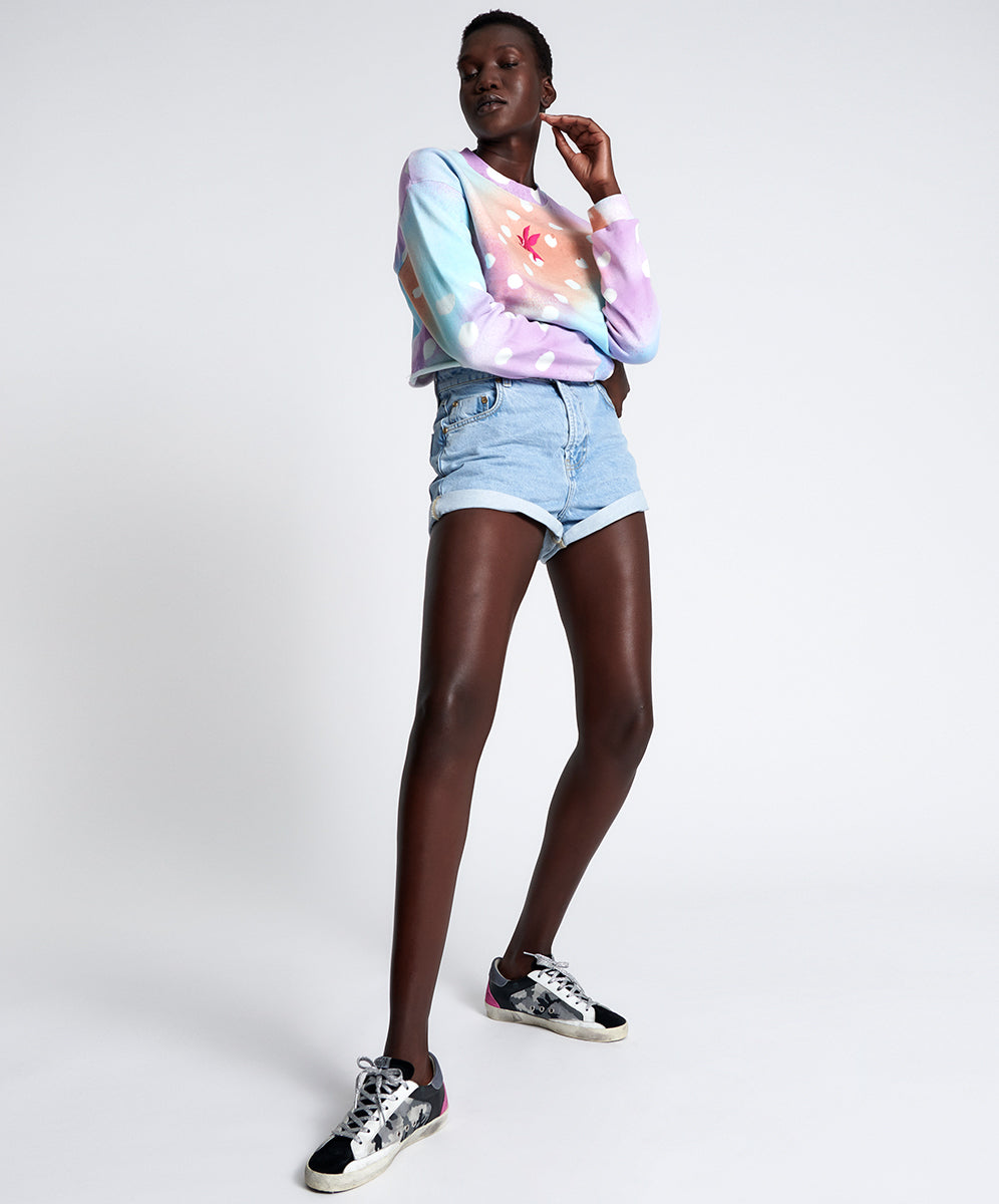 Products Bandits High Waist Denim Shorts - Best Blue