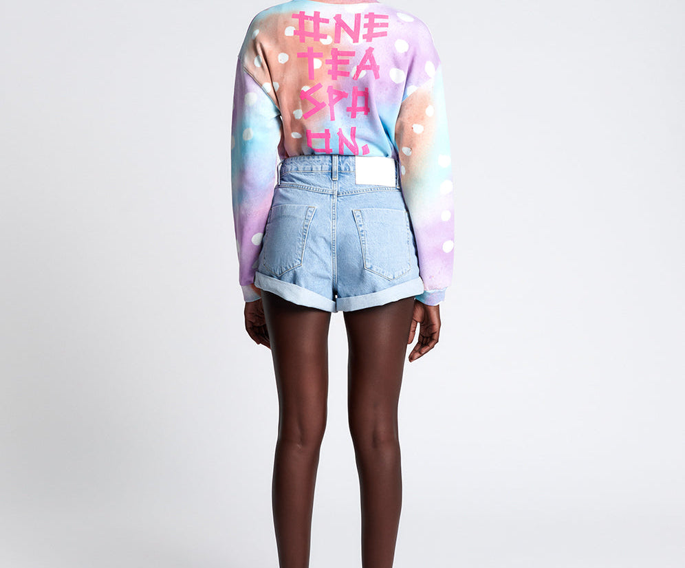 Bandits High Waist Denim Shorts - Best Blue