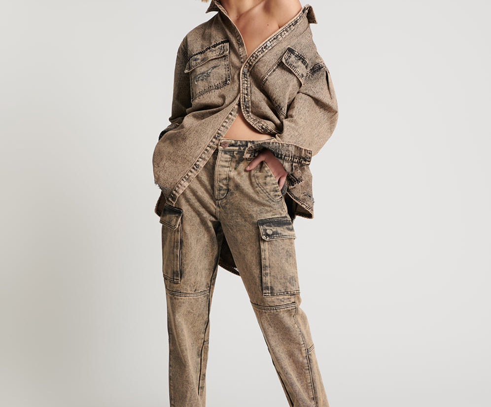 Cargo Motion Pants - Rust