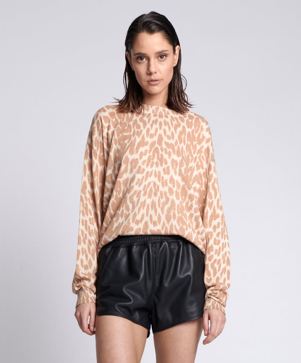 Products ANIMAL HAPHAZARD KNIT SWEATER