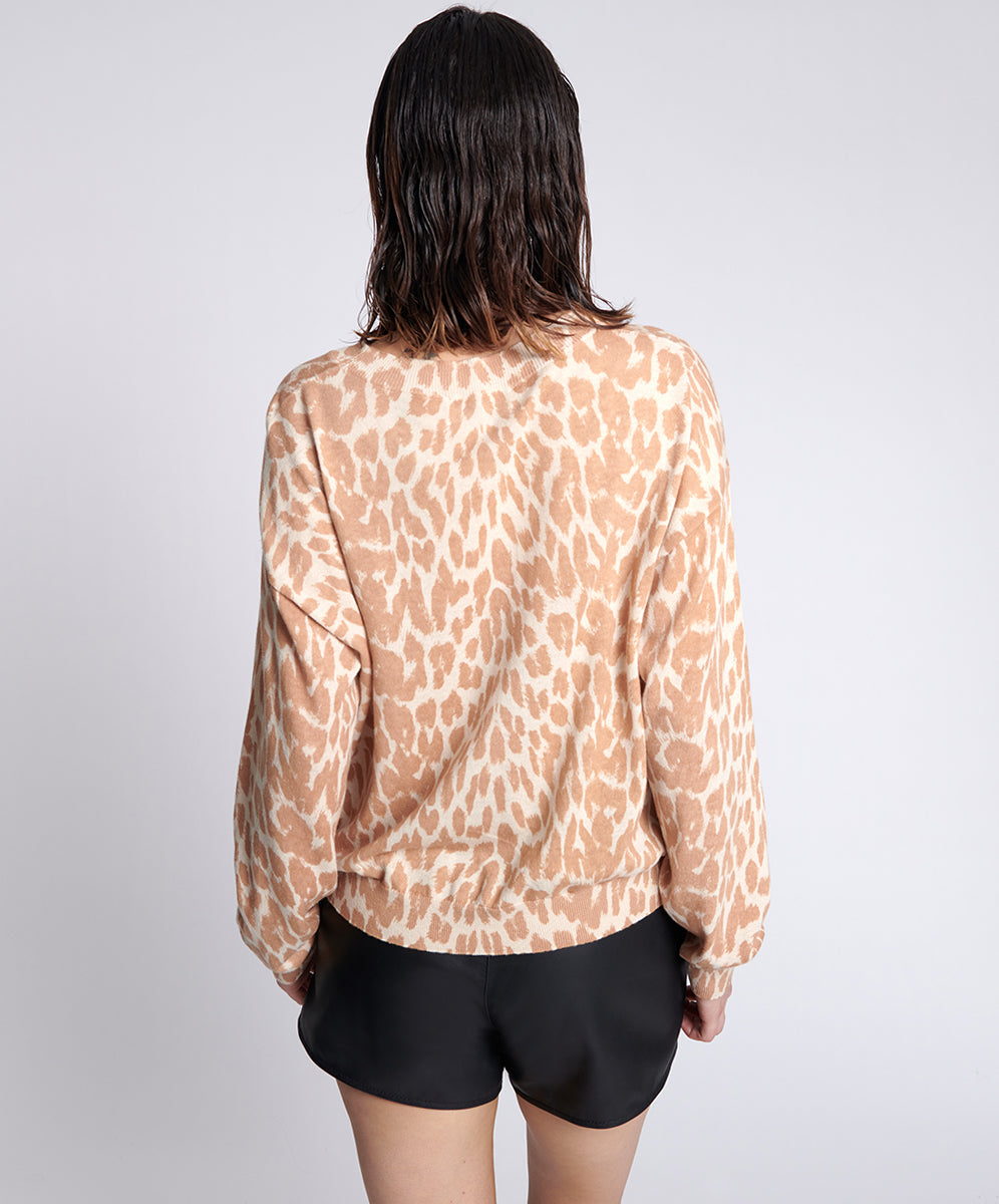 Products ANIMAL HAPHAZARD KNIT SWEATER