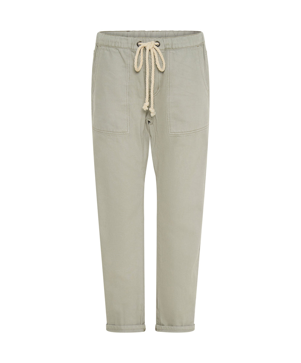 Products FADED KHAKI SHABBIES DRAWSTRING BOYFRIEND JEANS KHAKI