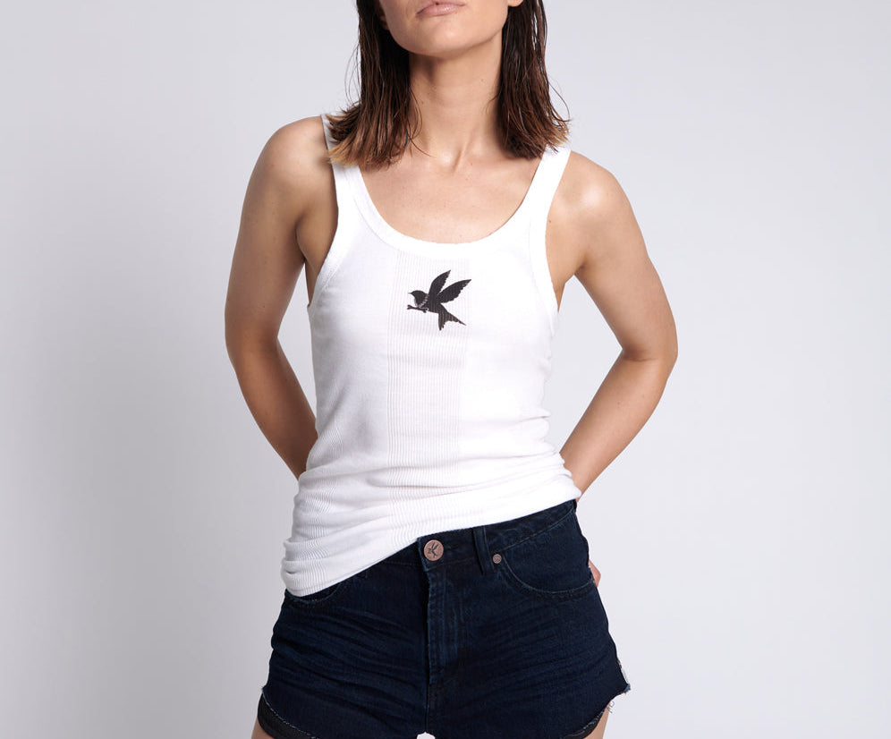 The One High Waist Cheeky Denim Shorts - Fox Black