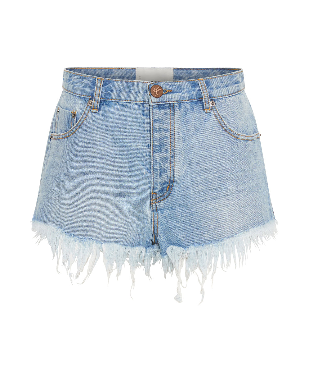 Products OCEAN OUTLAWS MID LENGTH DENIM SHORTS