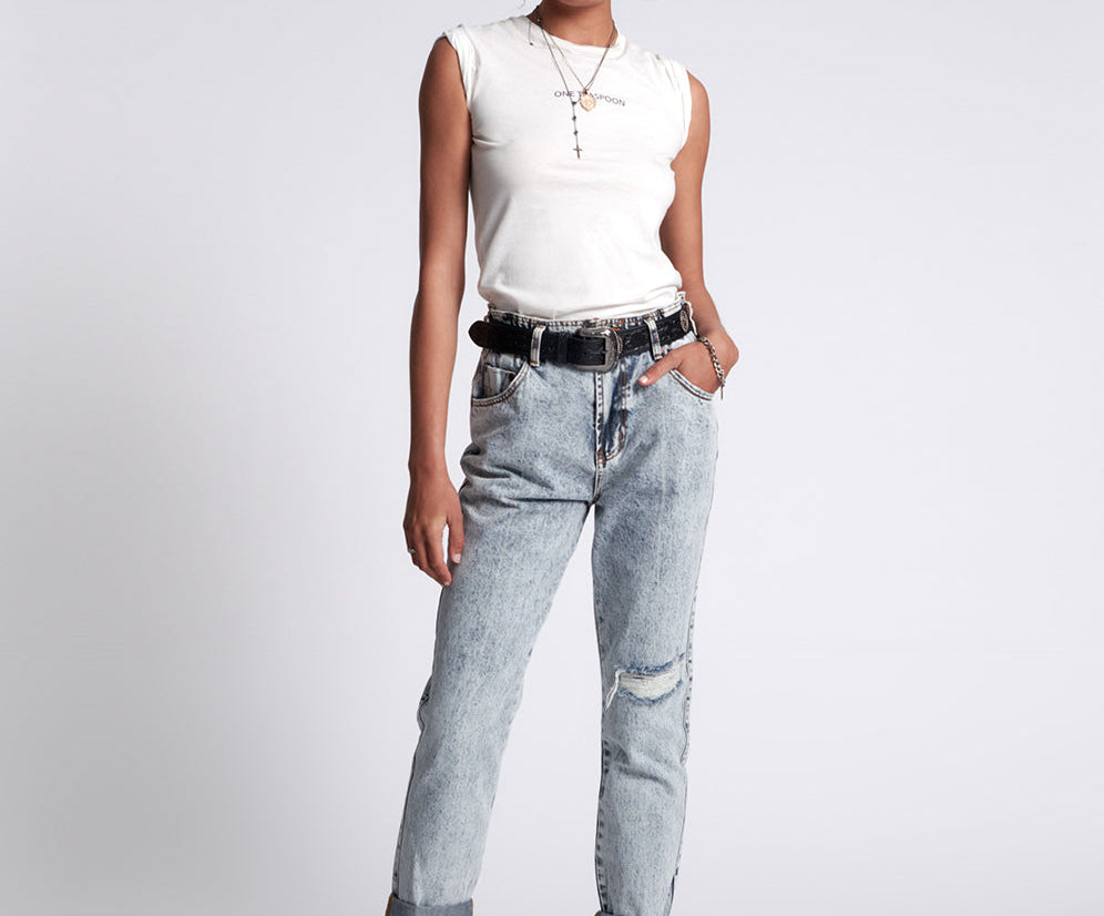 BLUE MALT PIONEER HIGH WAIST VINTAGE FIT JEANS