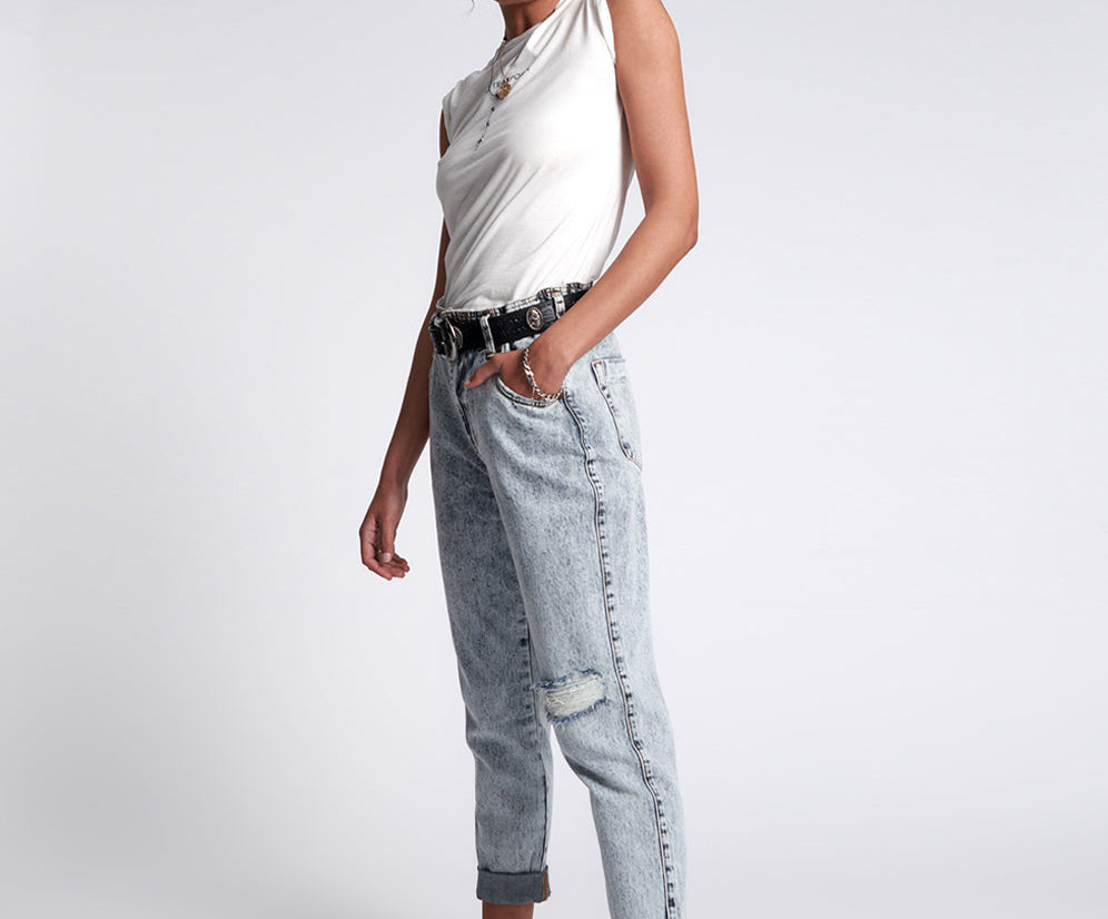 BLUE MALT PIONEER HIGH WAIST VINTAGE FIT JEANS