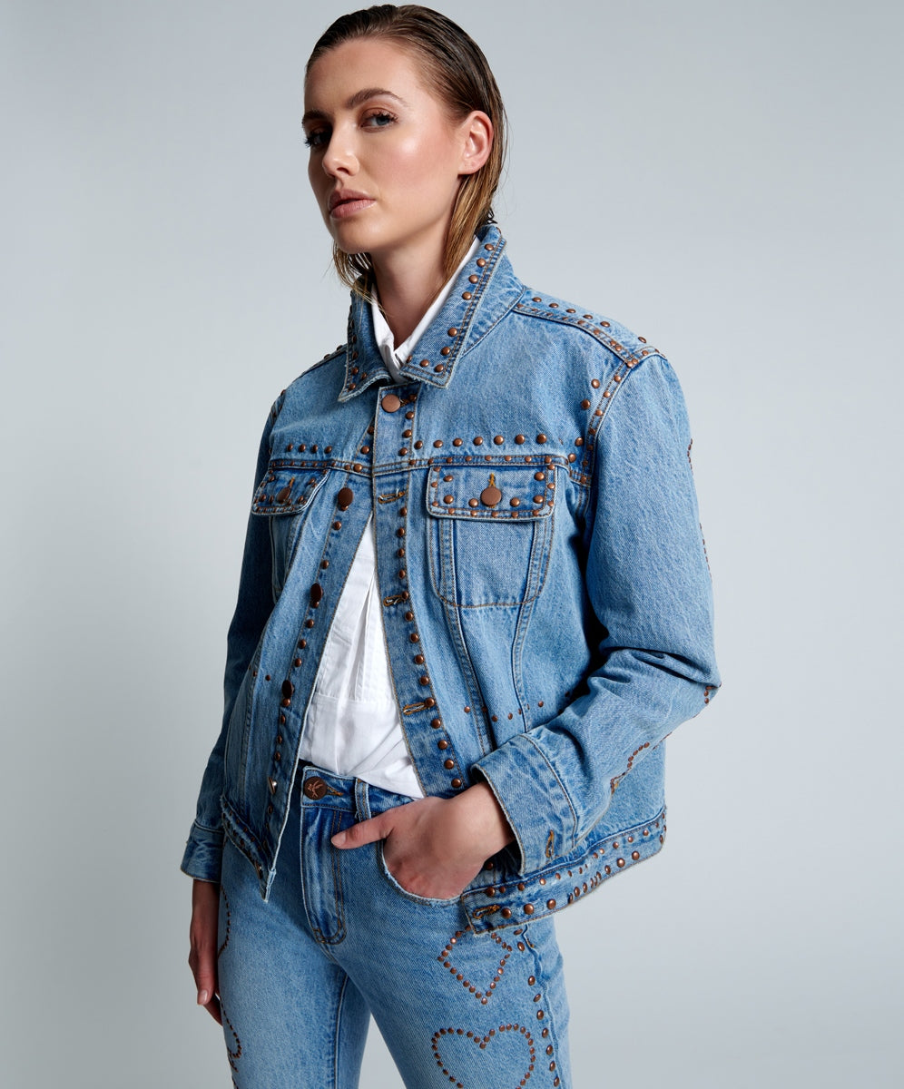 LUCKY BET DENIM TRUCKER JACKET