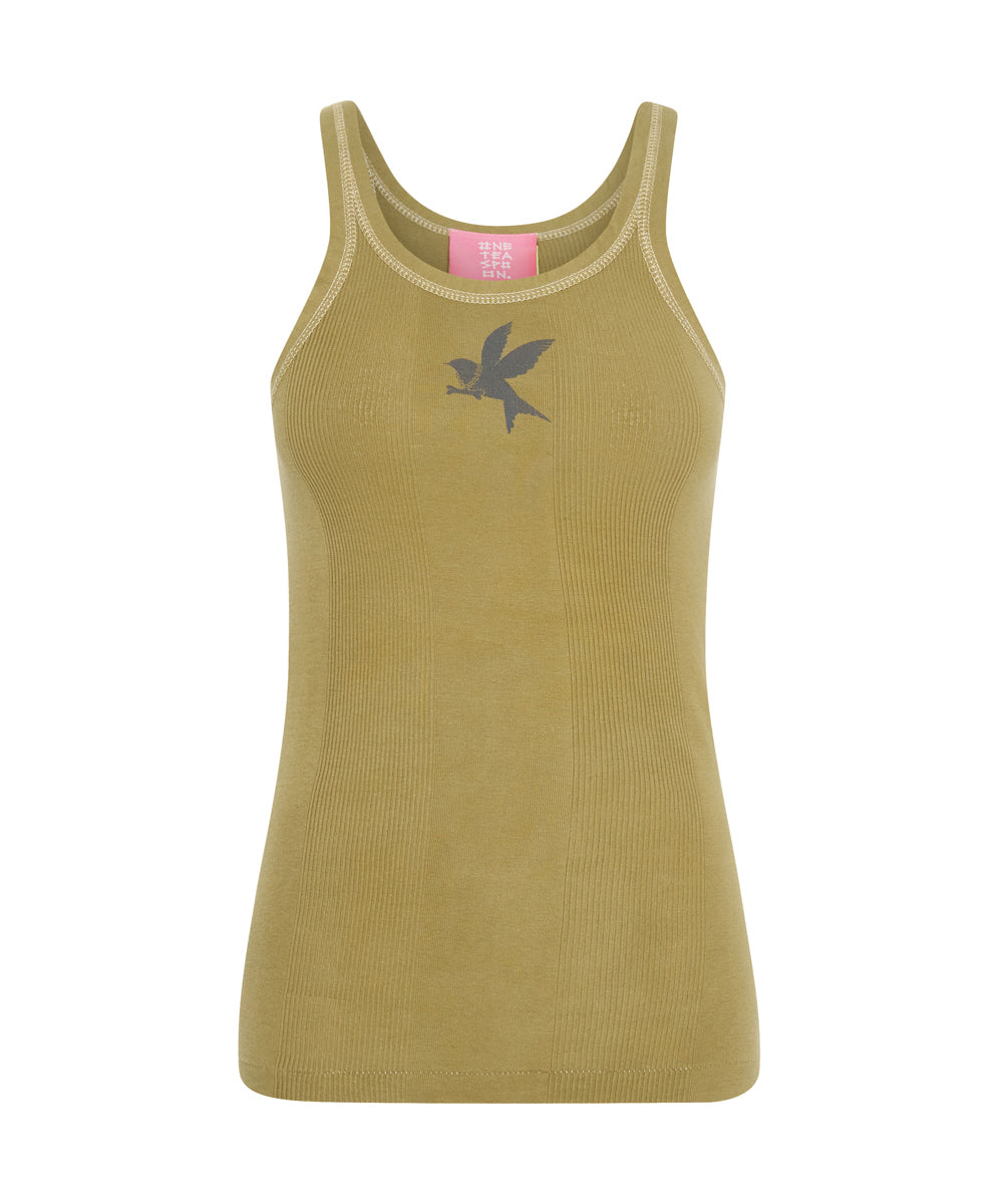 Products FADED KHAKI BOWER BIRD SINGLET