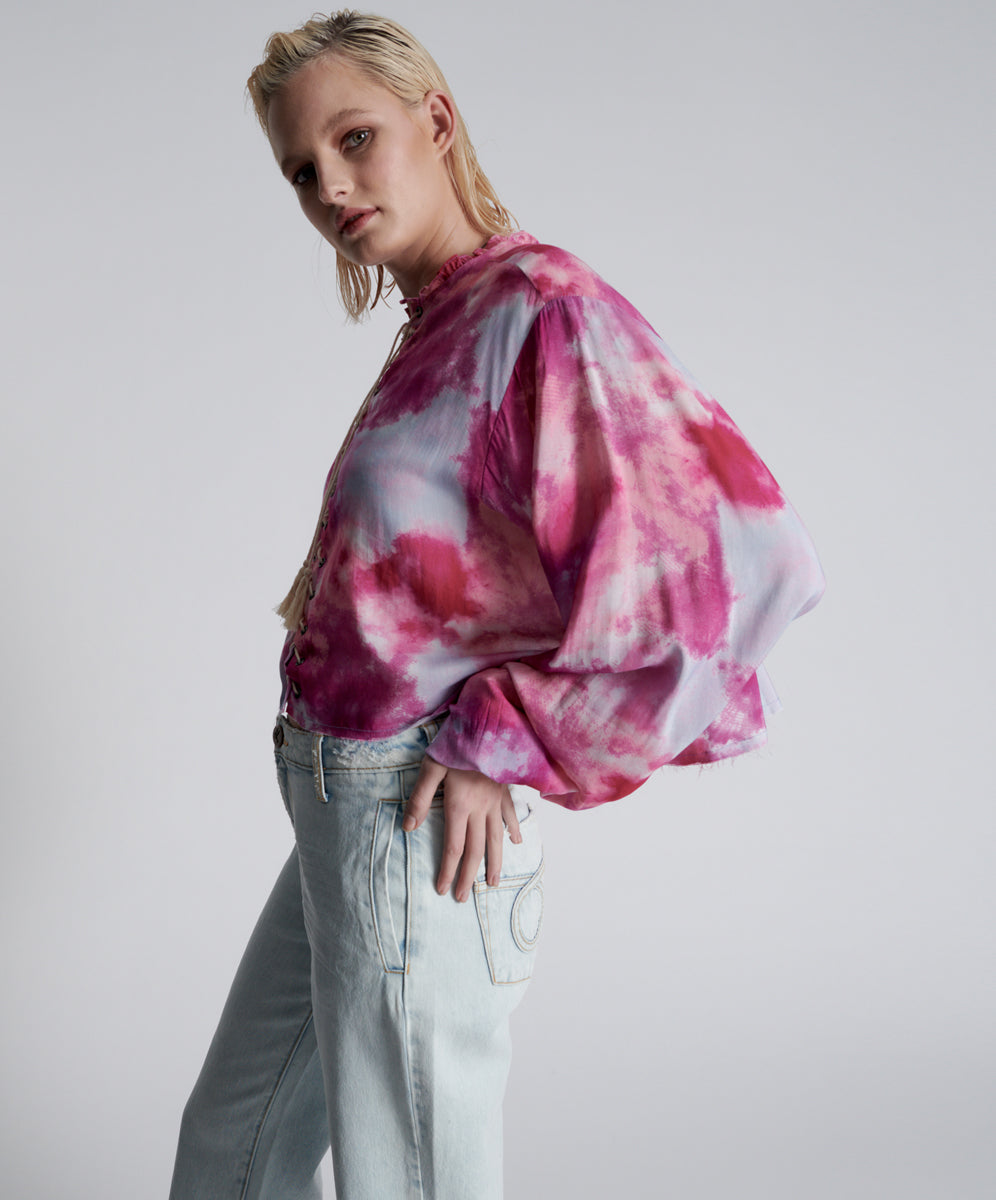 Products PINK TORNADO RECYCLED RHIANNON TOP