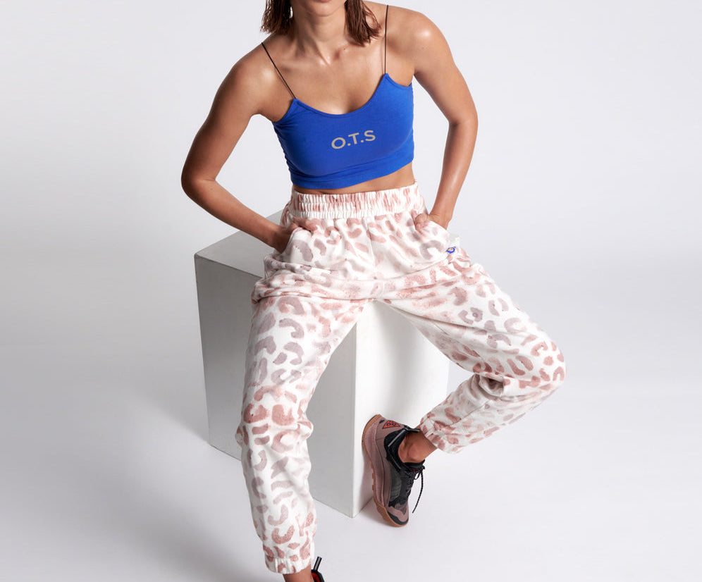O.T.S String Crop Top - Electric Blue
