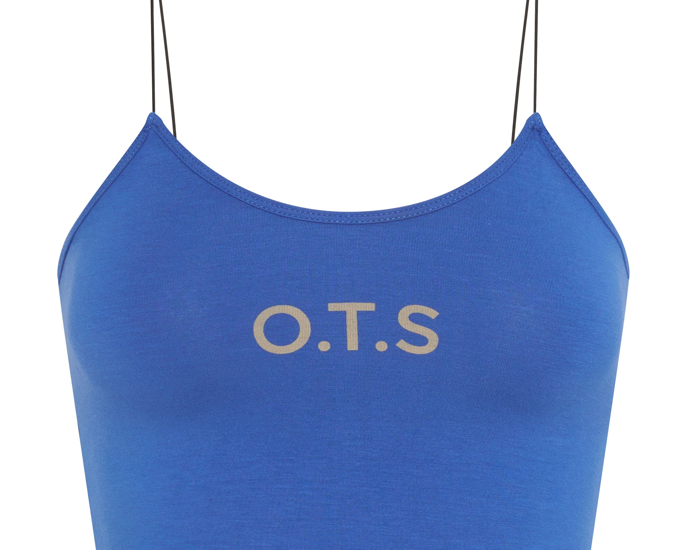 O.T.S String Crop Top - Electric Blue