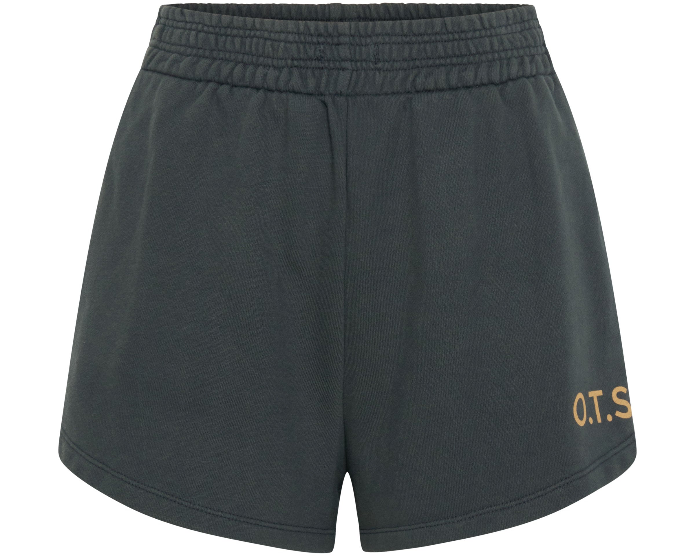 O.T.S High Waist Hustle Shorts - Smokey Blue