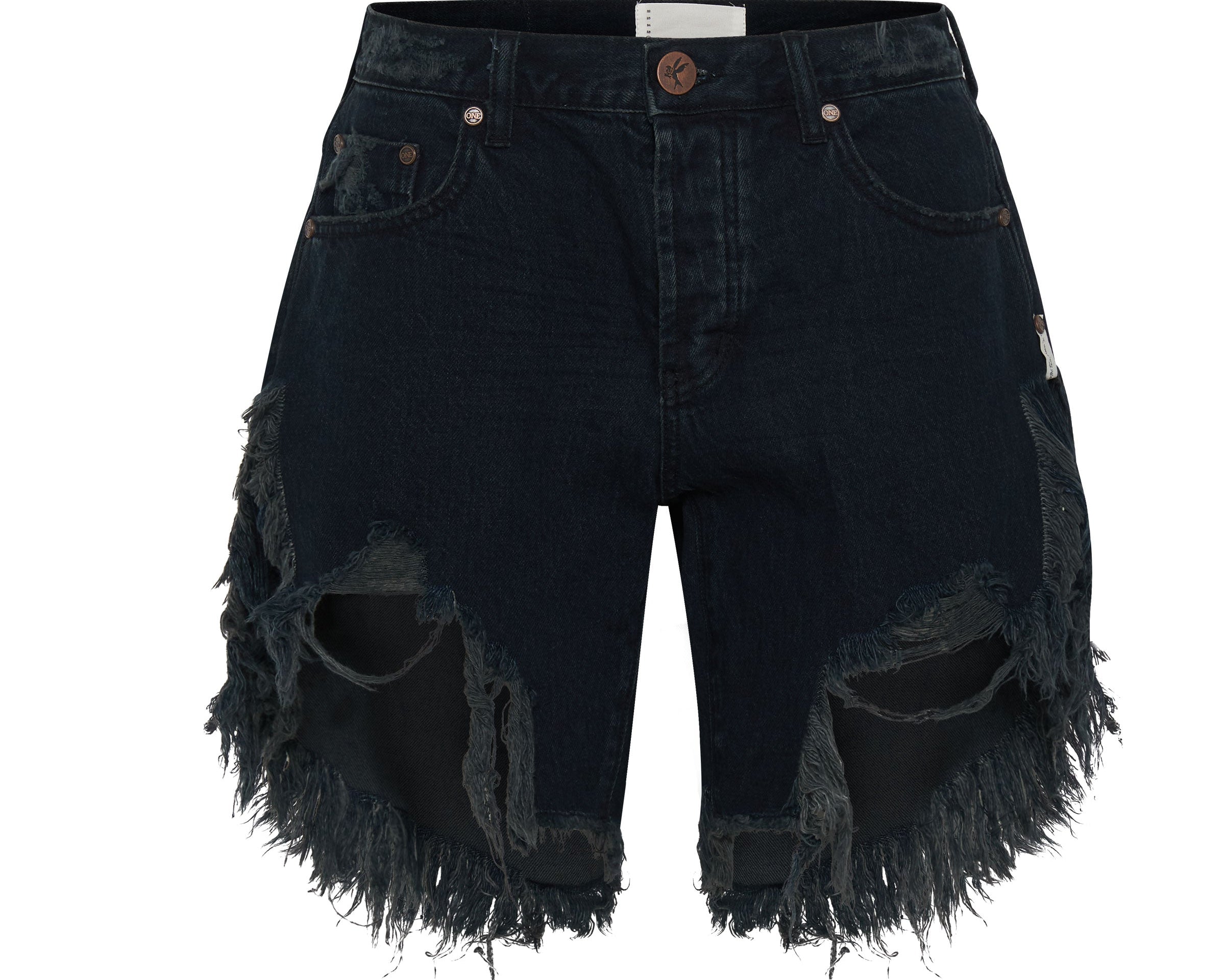 Forever 21 Black Ripped Short Medium Black Ripped Forever 21 So Cute